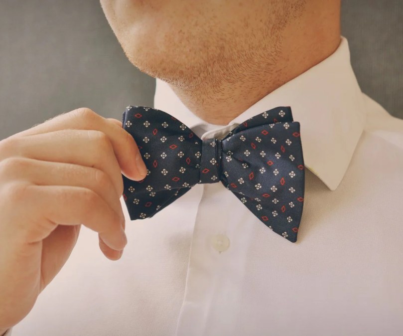 Wearing bow ties