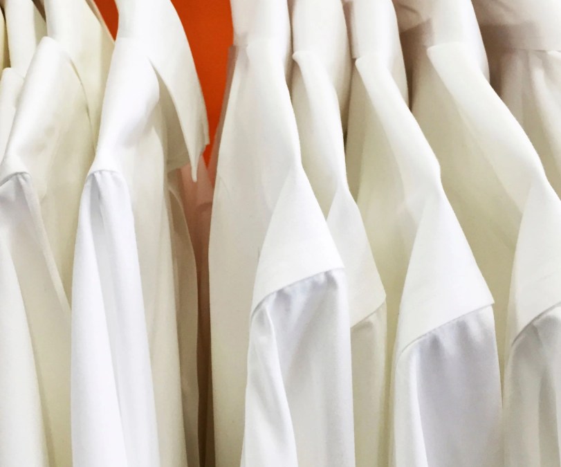 how to store white shirts safely